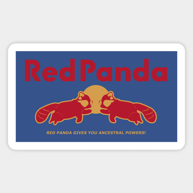 Red Panda Ancestral Drink Magnet by Smagnaferous